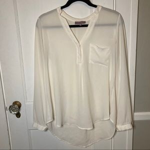 HARPER flowy off-white blouse